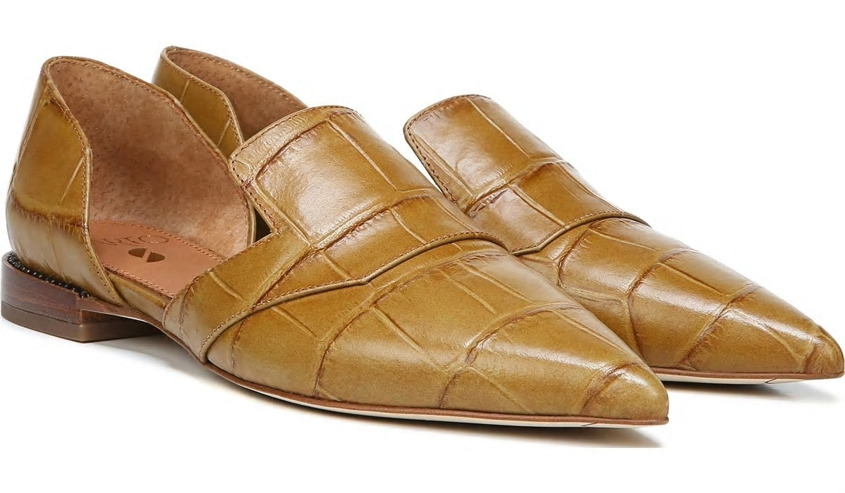 Franco Sarto Sarto Toby D'Orsay Flat Camel Leather