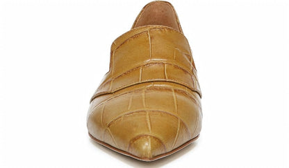 Franco Sarto Sarto Toby D'Orsay Flat Camel Leather
