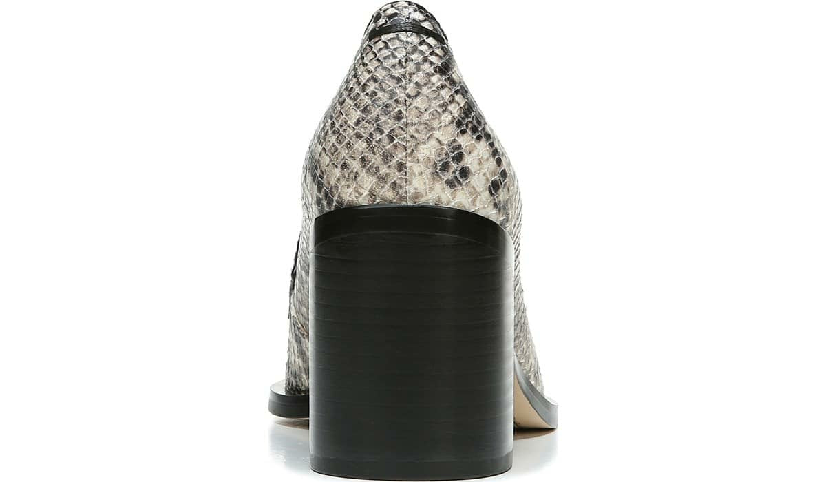 Franco Sarto Sarto Renato Block Heel Pump Roccia Snake Print Leather
