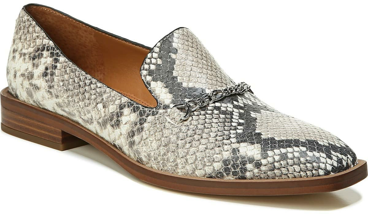 Franco Sarto Sarto Basha 2 Loafer Roccia Snake Print Leather
