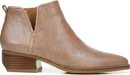 Franco Sarto Sarto Asti Ankle Boot Taupe Snake Print Leather