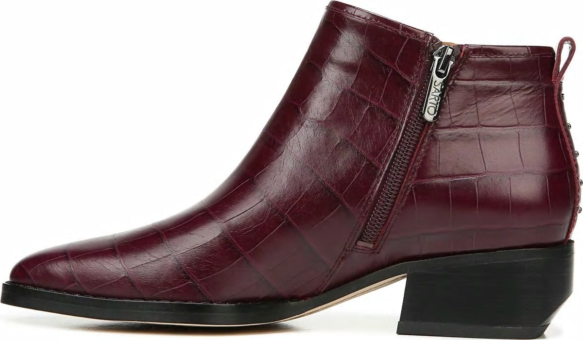 Franco Sarto Sarto Asti Ankle Boot Mulberry Leather