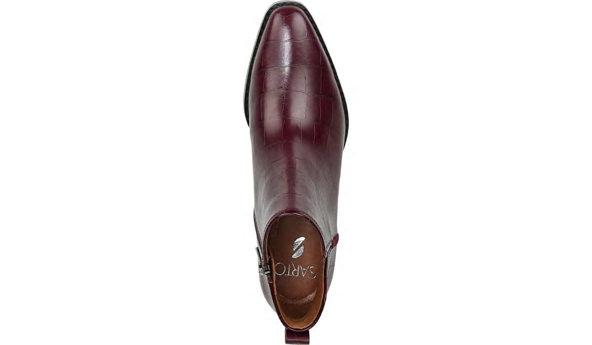 Franco Sarto Sarto Asti Ankle Boot Mulberry Leather