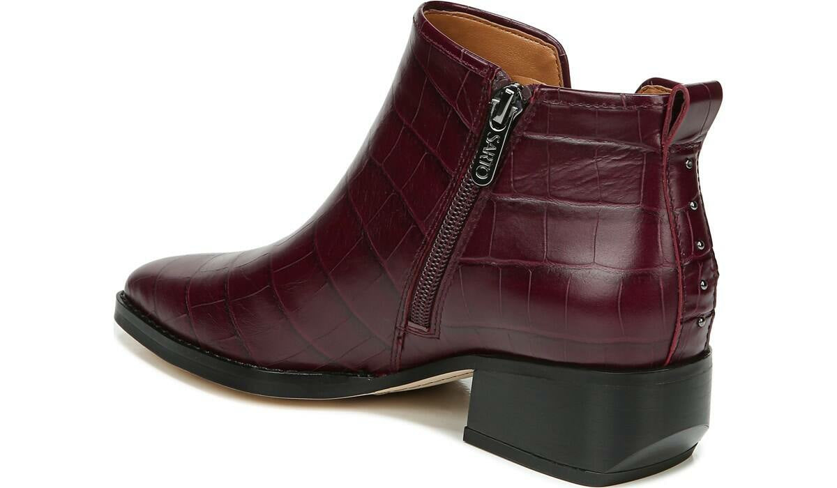 Franco Sarto Sarto Asti Ankle Boot Mulberry Leather