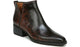 Espresso Snake Print Leather