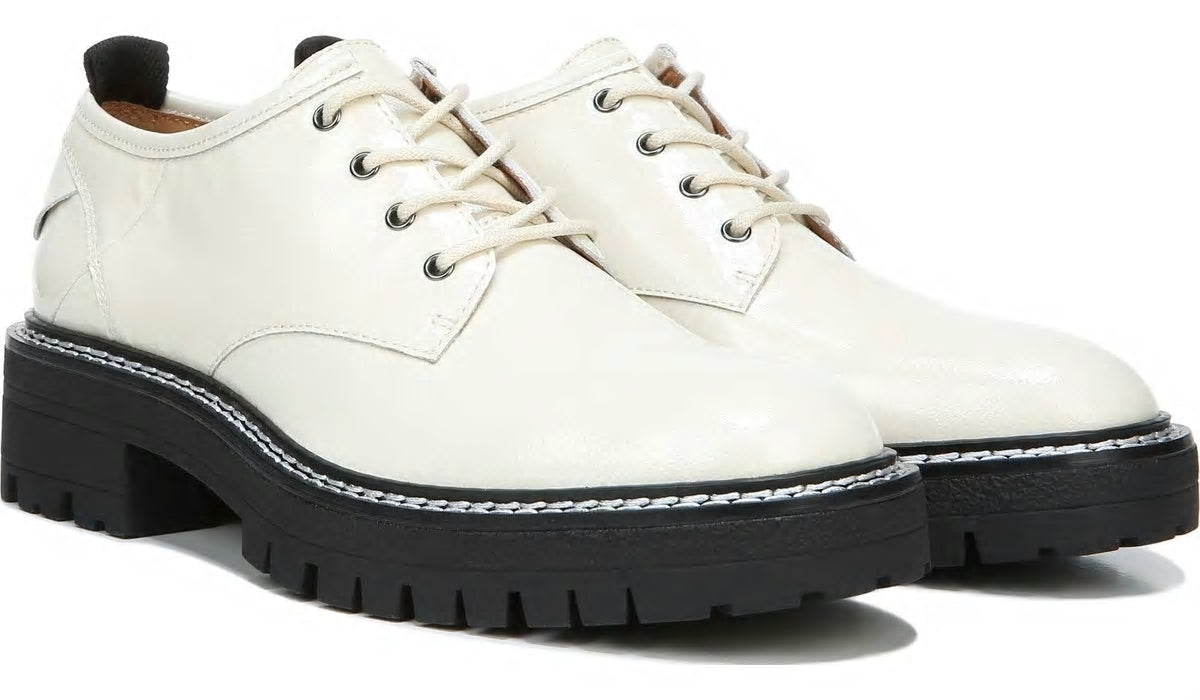 Franco Sarto Sarto Florita Platform Oxford Bianco Leather