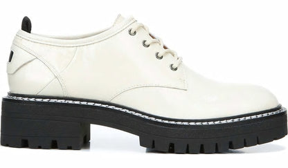 Franco Sarto Sarto Florita Platform Oxford Bianco Leather