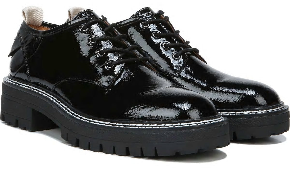 Franco Sarto Sarto Florita Platform Oxford Black Leather