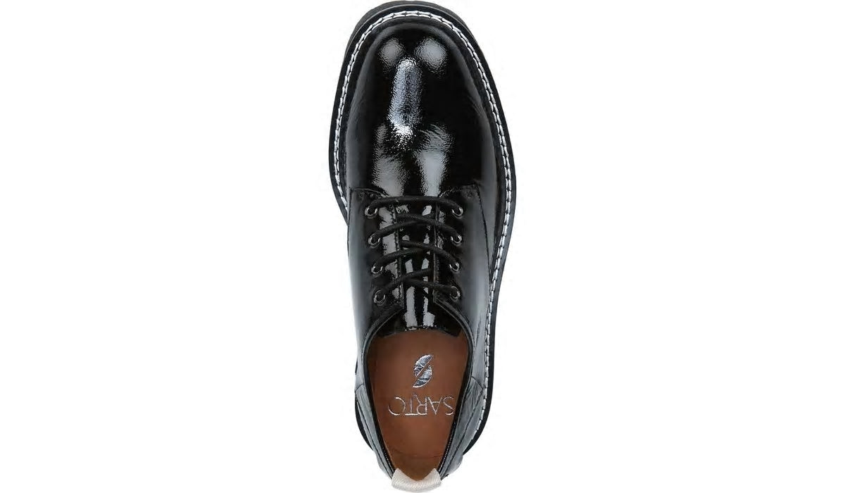 Franco Sarto Sarto Florita Platform Oxford Black Leather