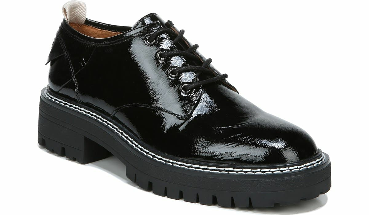 Franco Sarto Sarto Florita Platform Oxford Black Leather