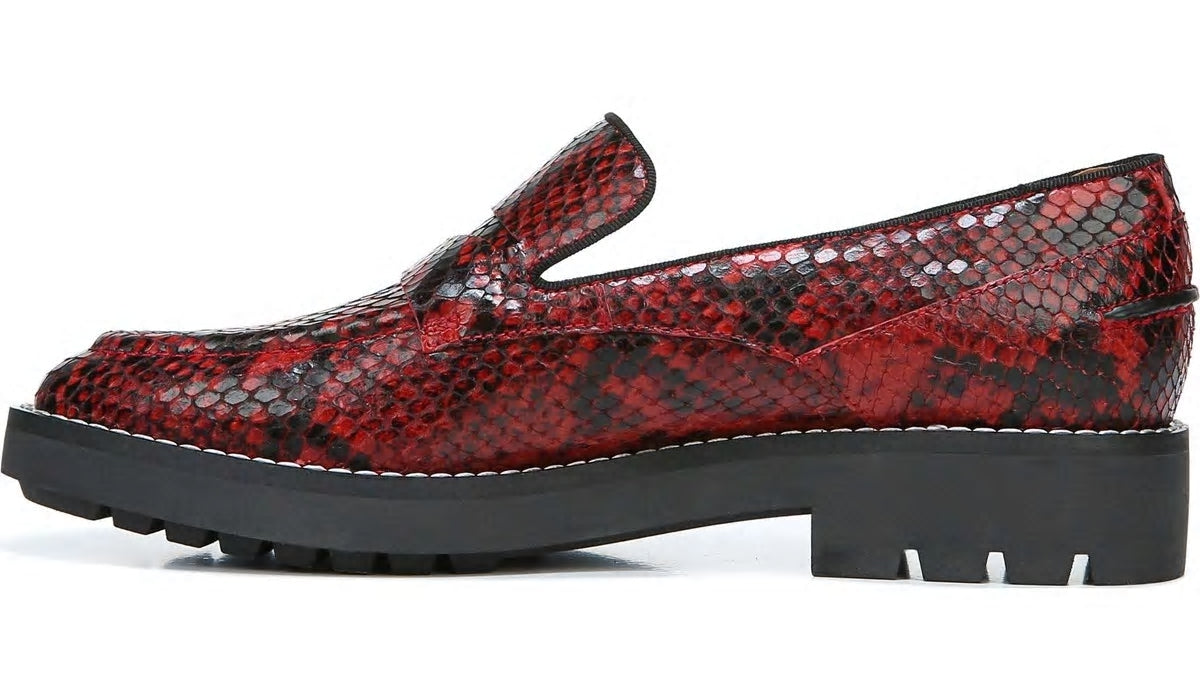 Franco Sarto Sarto Tivoli Loafer Red Leather
