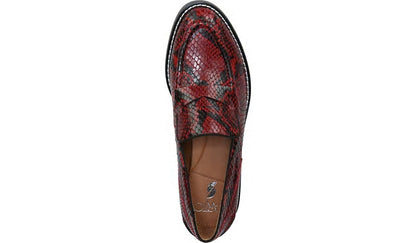 Franco Sarto Sarto Tivoli Loafer Red Leather