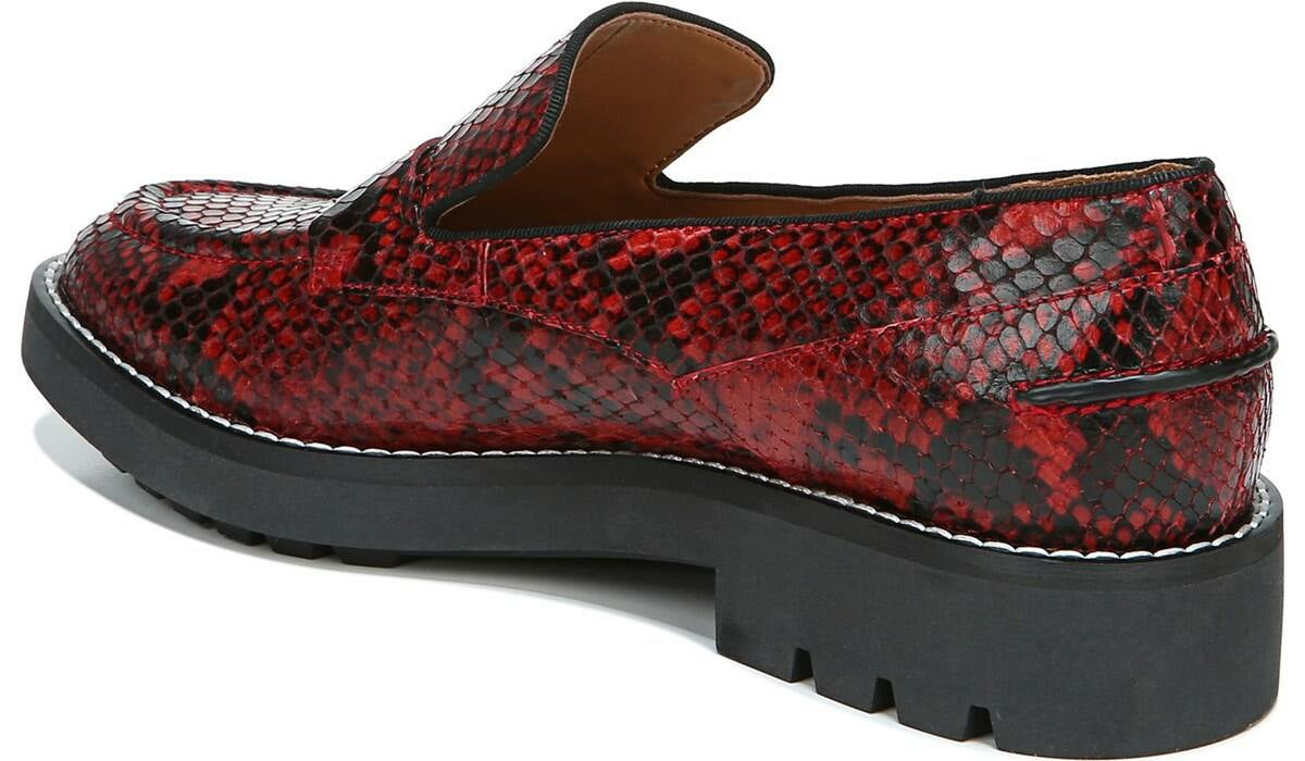 Franco Sarto Sarto Tivoli Loafer Red Leather