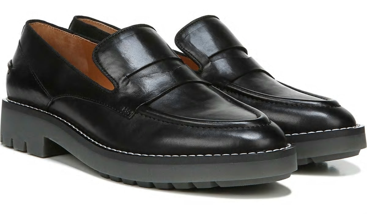Franco Sarto Sarto Tivoli Loafer Black Leather
