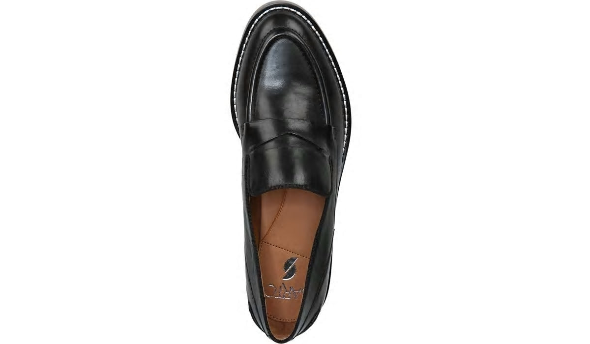 Franco Sarto Sarto Tivoli Loafer Black Leather