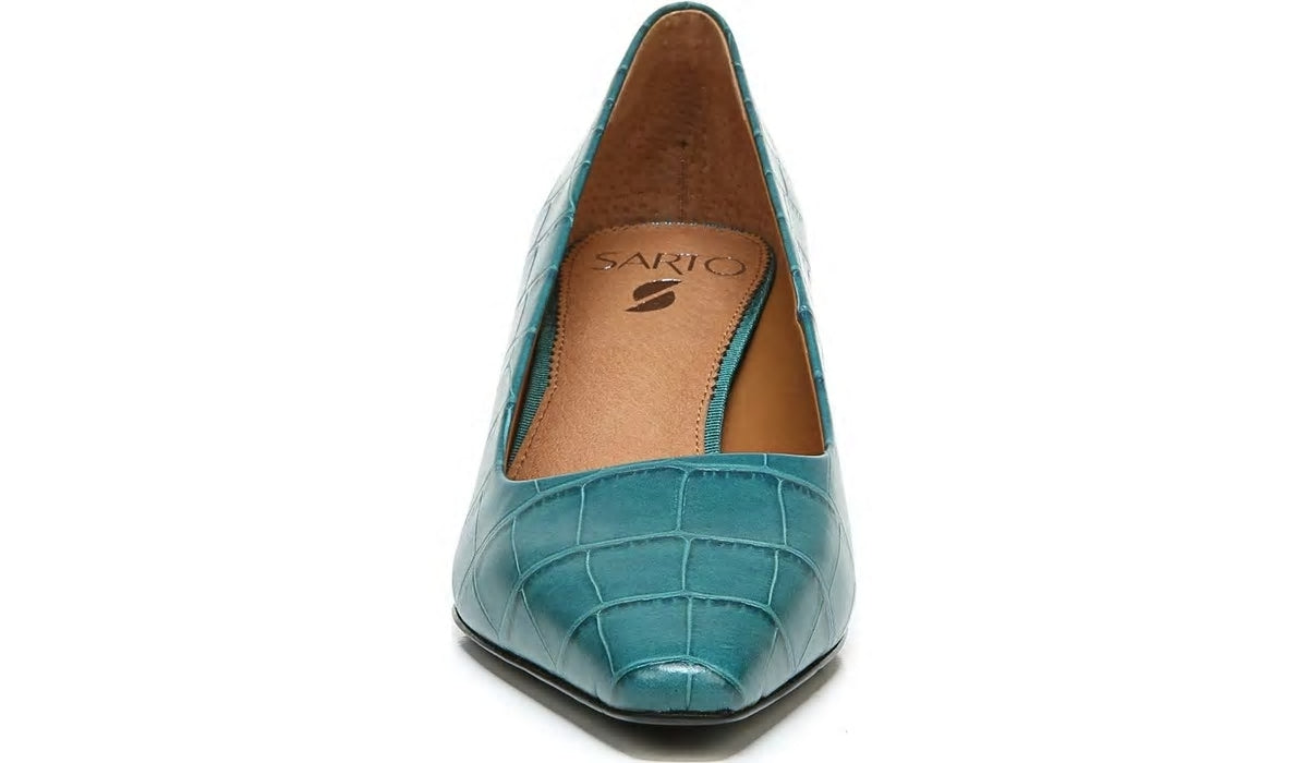 Franco Sarto Sarto Regal Pump Green Leather