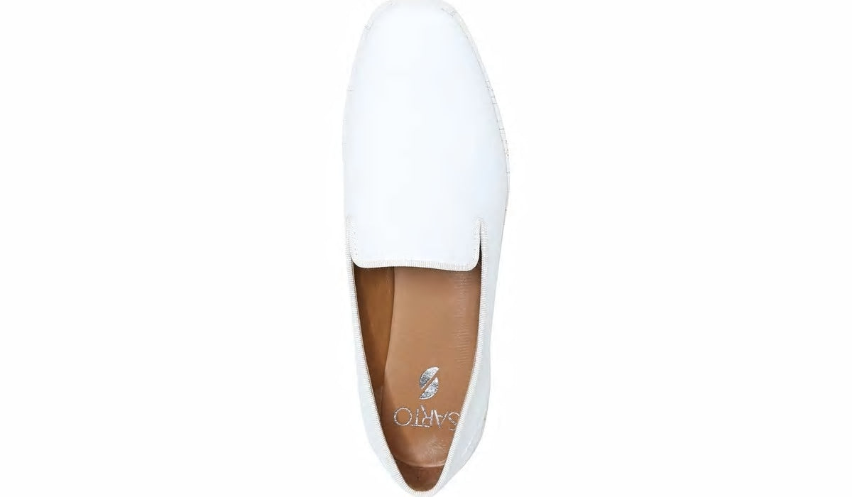 Franco Sarto Sarto Clarissa Loafer White Leather