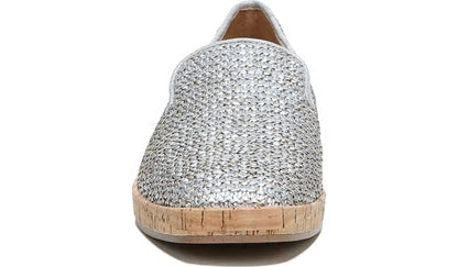 Franco Sarto Sarto Clarissa Loafer Silver Raffia