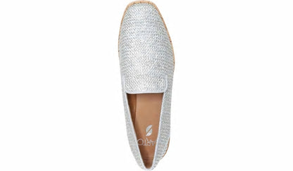 Franco Sarto Sarto Clarissa Loafer Silver Raffia