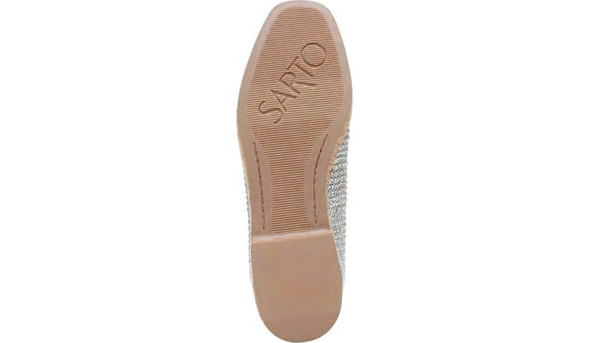 Franco Sarto Sarto Clarissa Loafer Silver Raffia