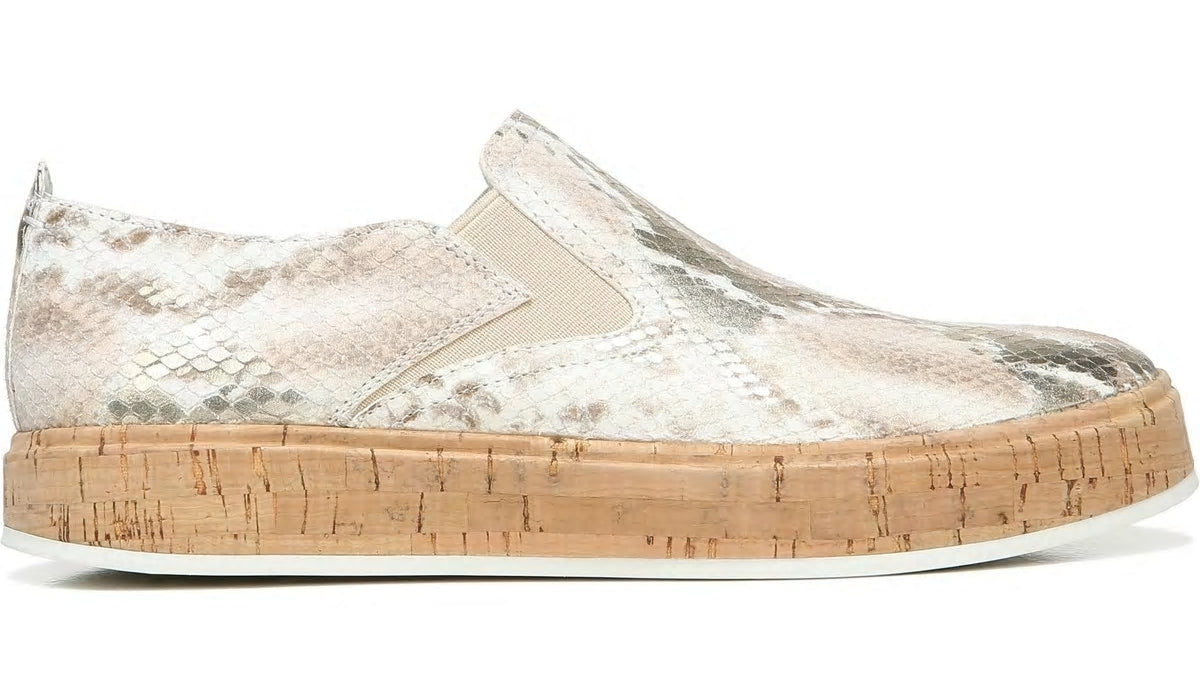 Franco Sarto Sarto Daine Slip On Sneaker Dusty Rose Snake Leather