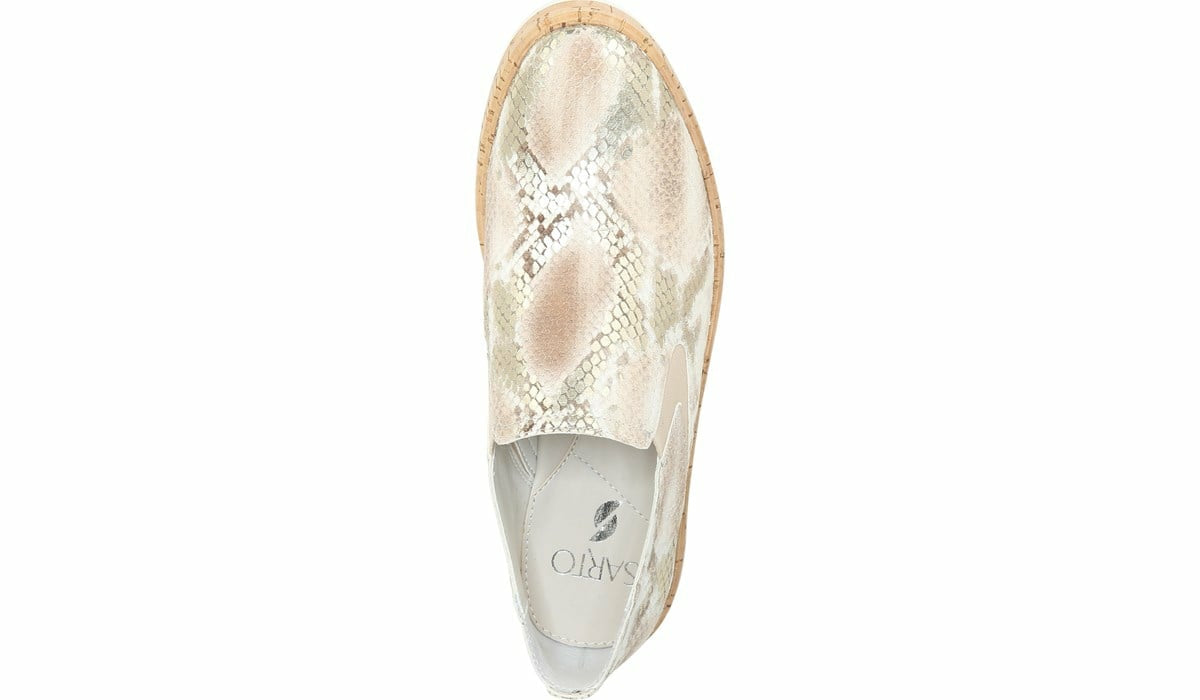 Franco Sarto Sarto Daine Slip On Sneaker Dusty Rose Snake Leather