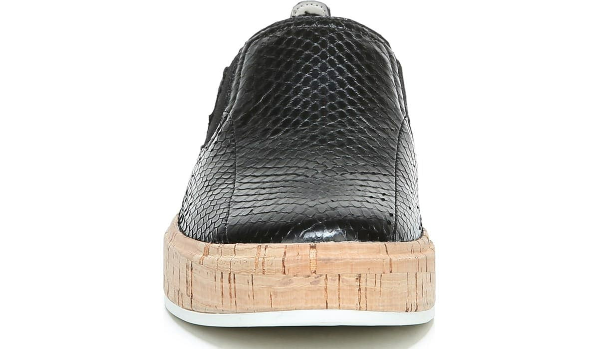 Franco Sarto Daine 2 Slip On Sneaker Black Snake Leather