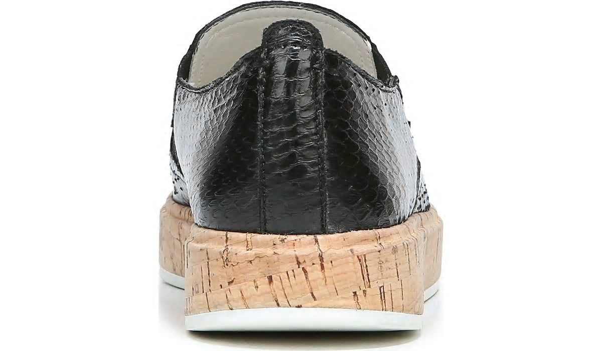 Franco Sarto Daine 2 Slip On Sneaker Black Snake Leather