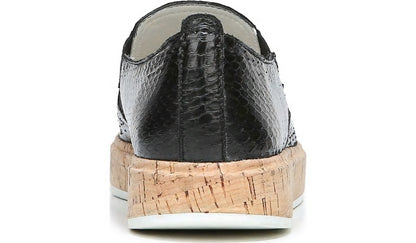 Franco Sarto Daine 2 Slip On Sneaker Black Snake Leather