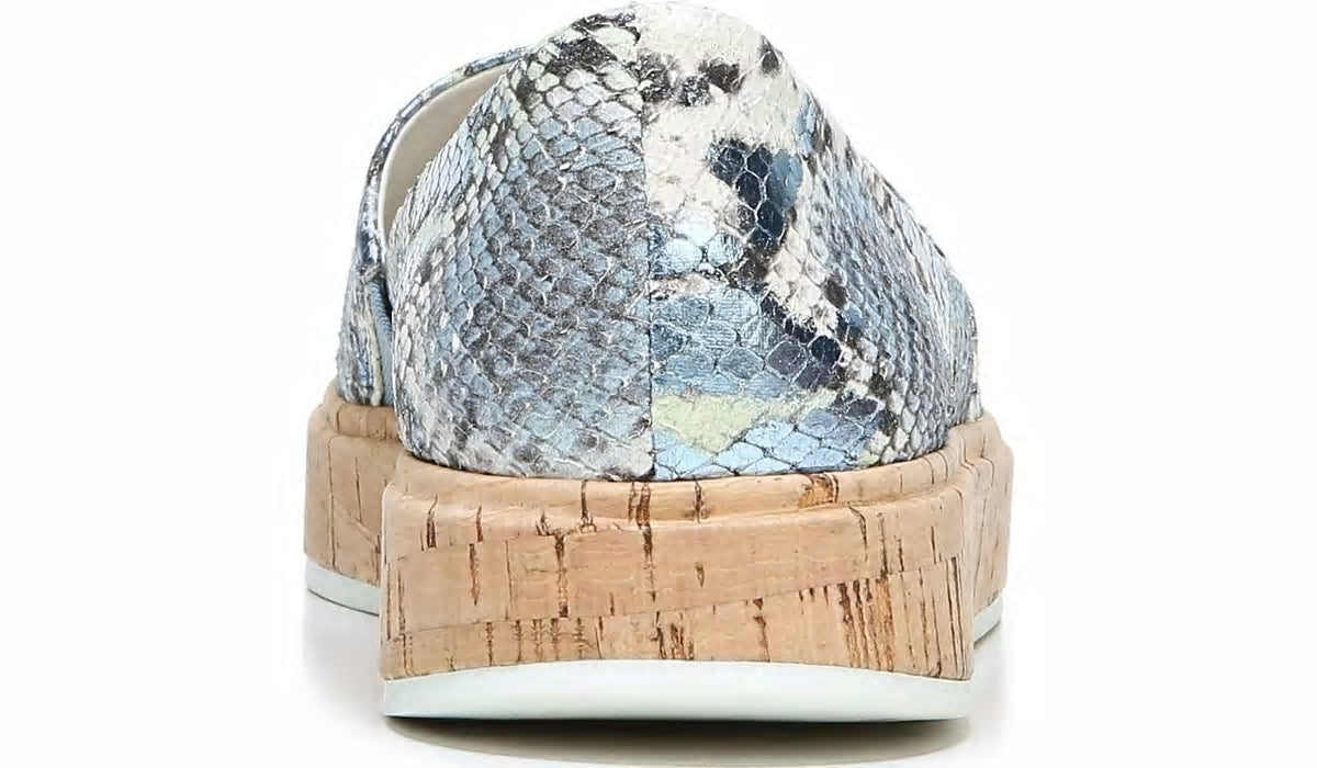 Franco Sarto Sarto Derek Slip On Airy Blue Snake Leather