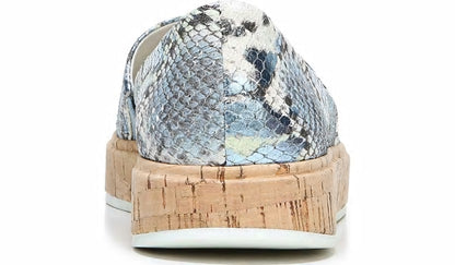 Franco Sarto Sarto Derek Slip On Airy Blue Snake Leather