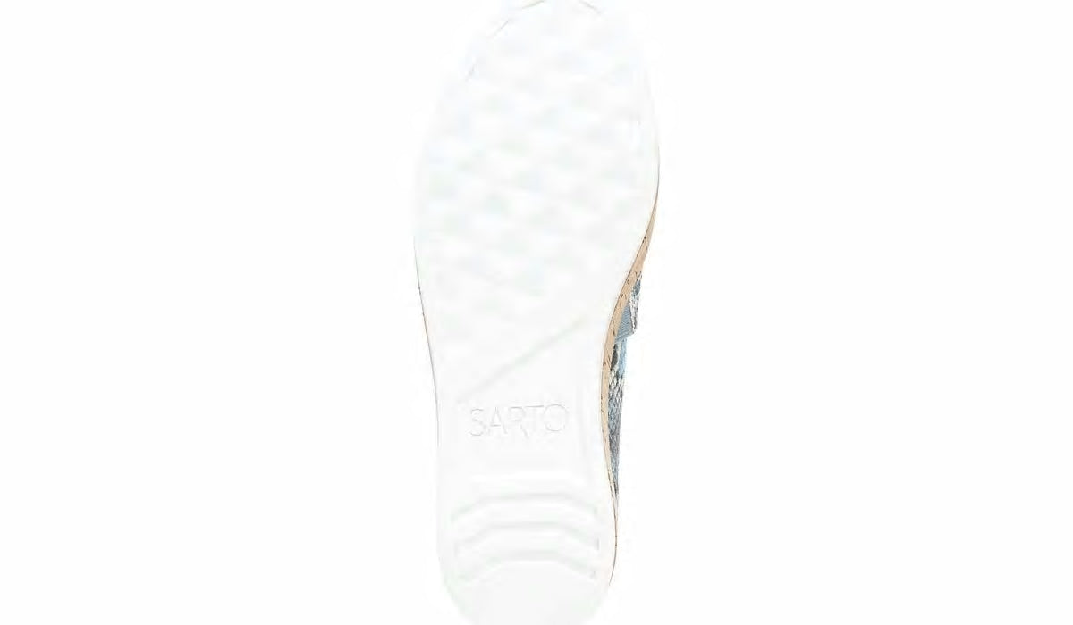 Franco Sarto Sarto Derek Slip On Airy Blue Snake Leather