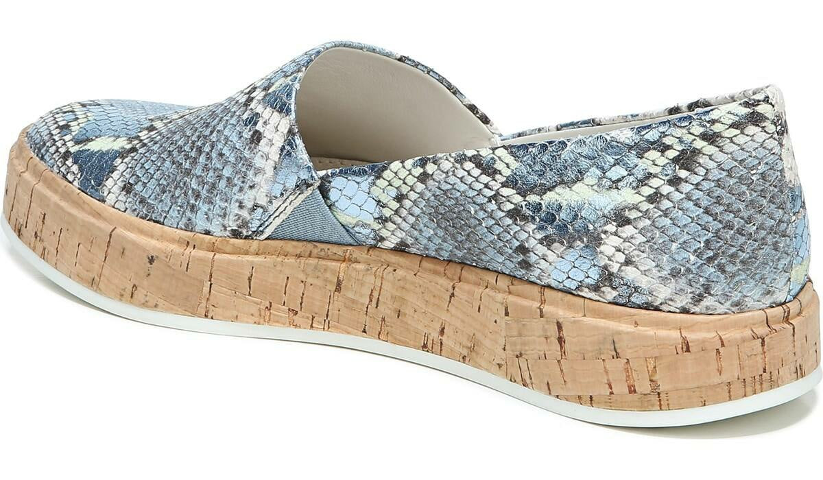 Franco Sarto Sarto Derek Slip On Airy Blue Snake Leather