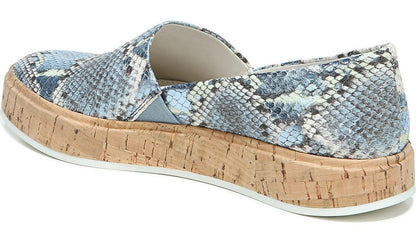 Franco Sarto Sarto Derek Slip On Airy Blue Snake Leather