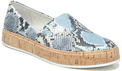 Franco Sarto Sarto Derek Slip On Airy Blue Snake Leather