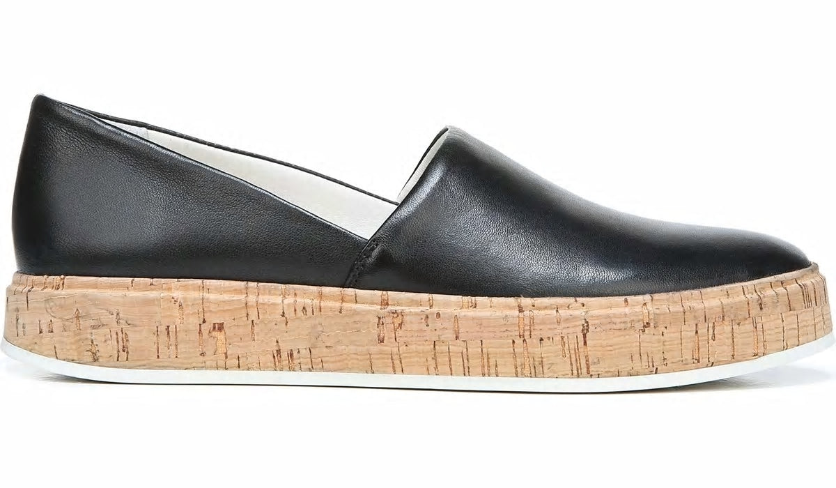 Franco Sarto Sarto Derek Slip On Black Leather