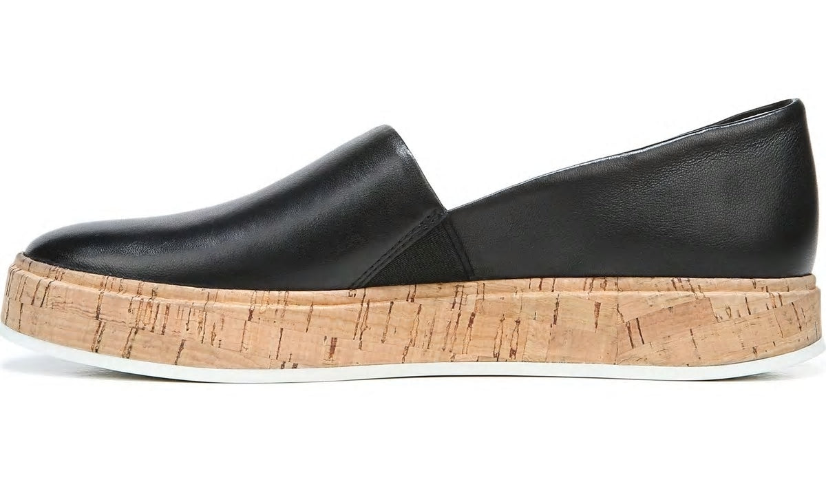 Franco Sarto Sarto Derek Slip On Black Leather