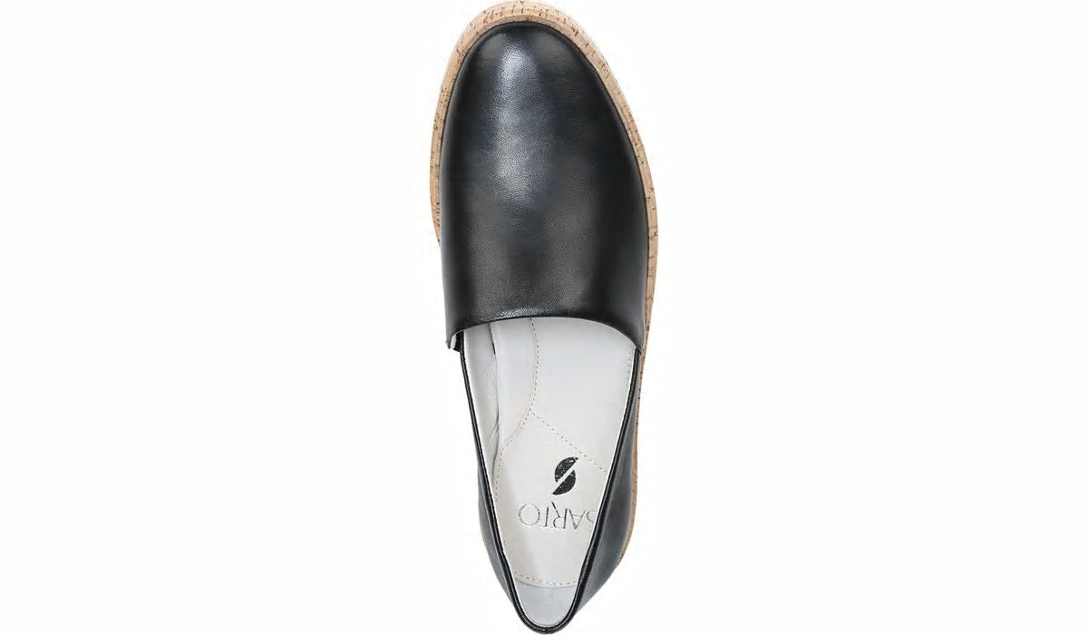 Franco Sarto Sarto Derek Slip On Black Leather