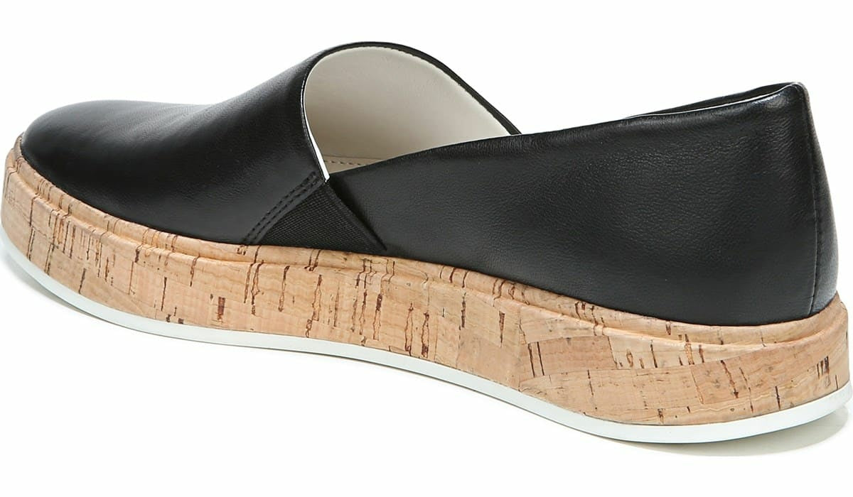 Franco Sarto Sarto Derek Slip On Black Leather
