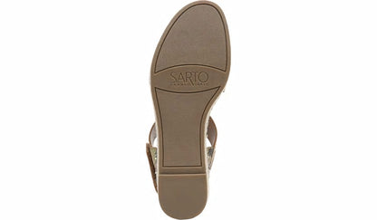 Franco Sarto Sarto Oak Espadrille Sandal Beige Multi Snake Leather
