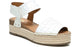 White Crocco Leather