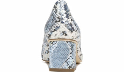Franco Sarto Sarto Regal Pump Airy Blue Snake Leather