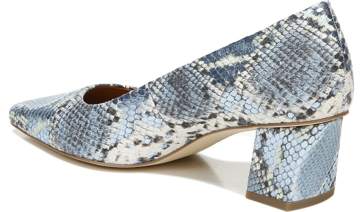 Franco Sarto Sarto Regal Pump Airy Blue Snake Leather