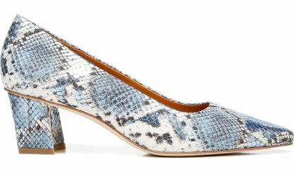 Franco Sarto Sarto Regal Pump Airy Blue Snake Leather