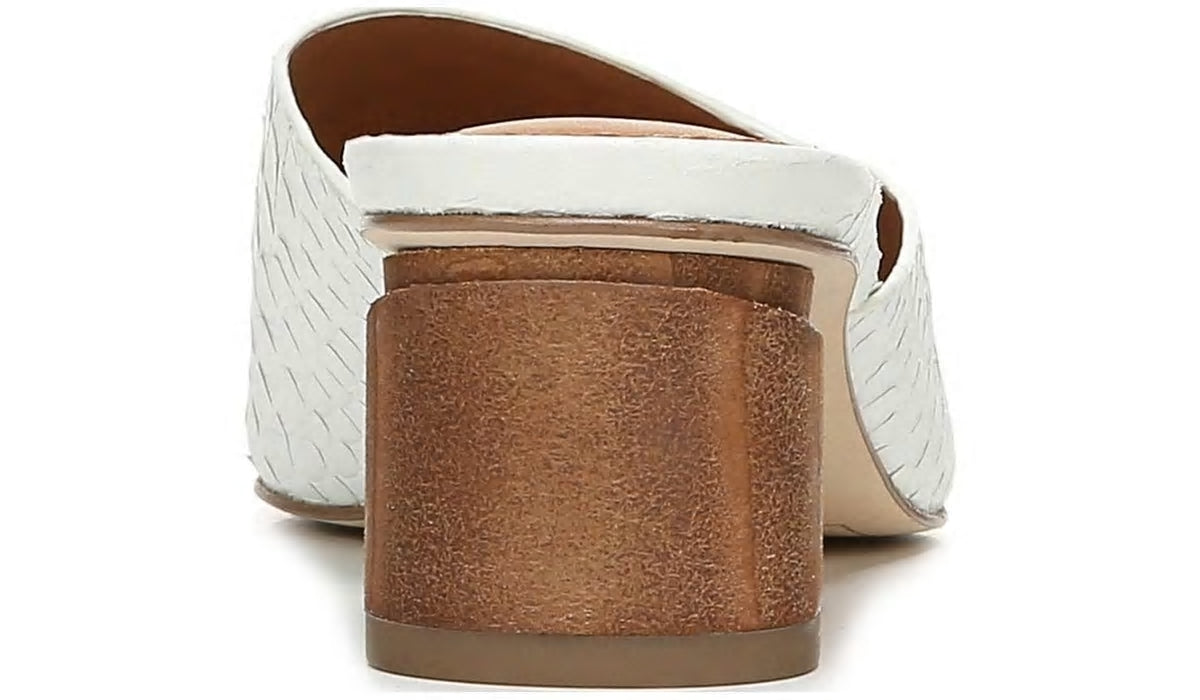 Franco Sarto Sarto Visa 2 Mule White Snake Leather