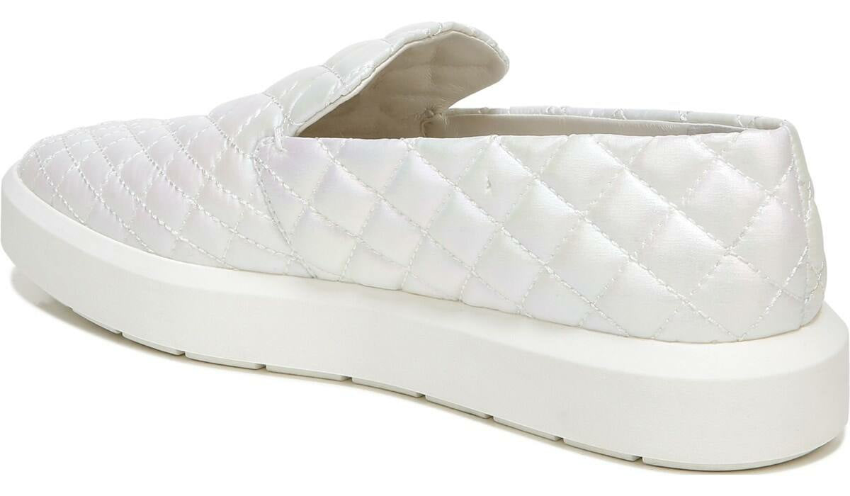 Franco Sarto Sarto Prato 3 Slip On Platform Sneaker Pearl Leather