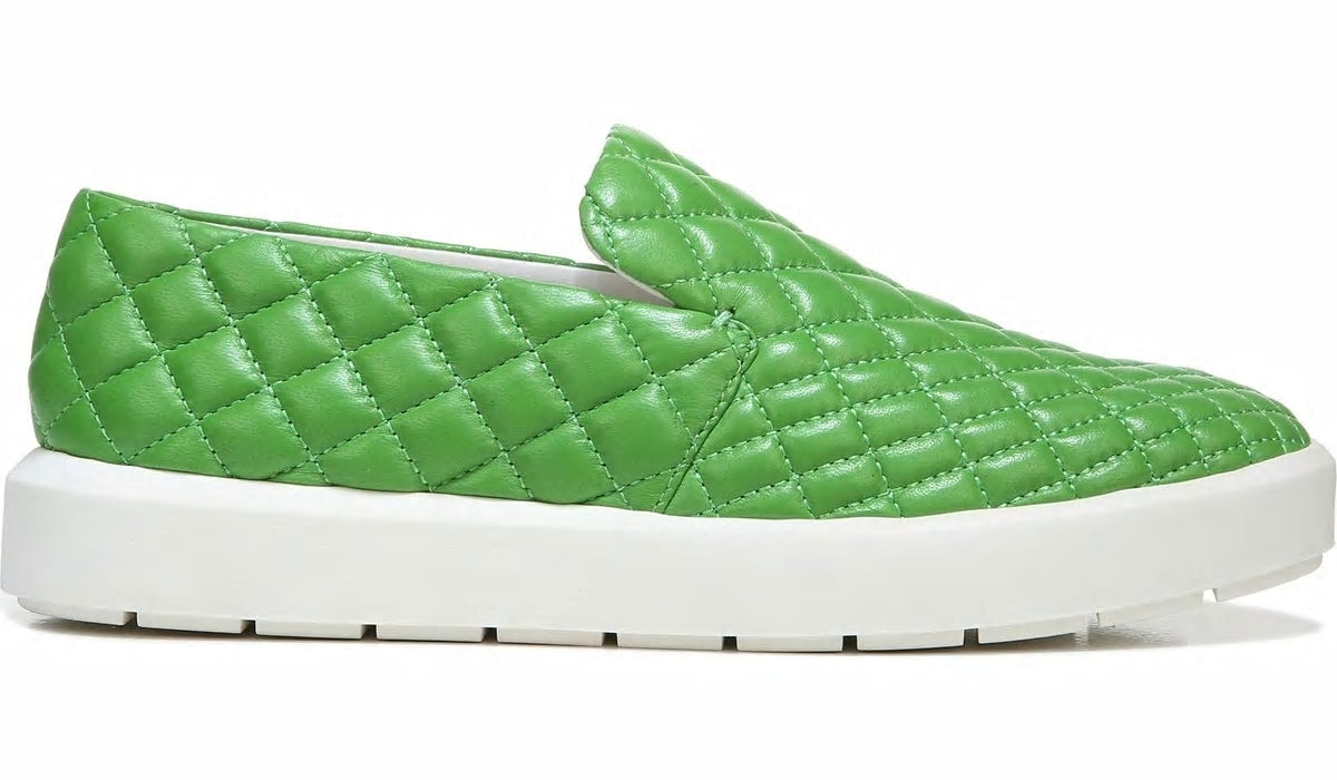 Franco Sarto Sarto Prato 3 Slip On Platform Sneaker Acid Green Leather