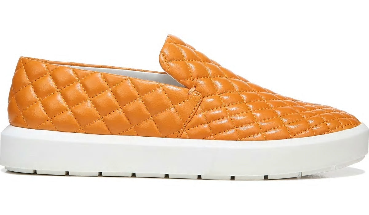 Franco Sarto Sarto Prato 3 Slip On Platform Sneaker Orange Leather