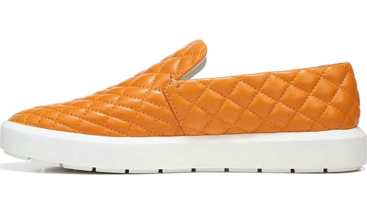 Franco Sarto Sarto Prato 3 Slip On Platform Sneaker Orange Leather