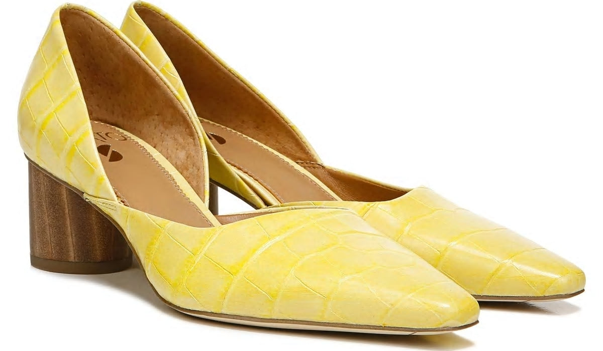 Franco Sarto Sarto Rita Pump Lemonade Crocco Leather